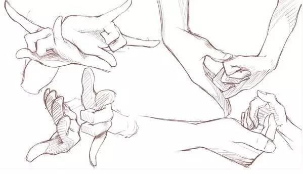 繪畫教程|畫女孩子手教程