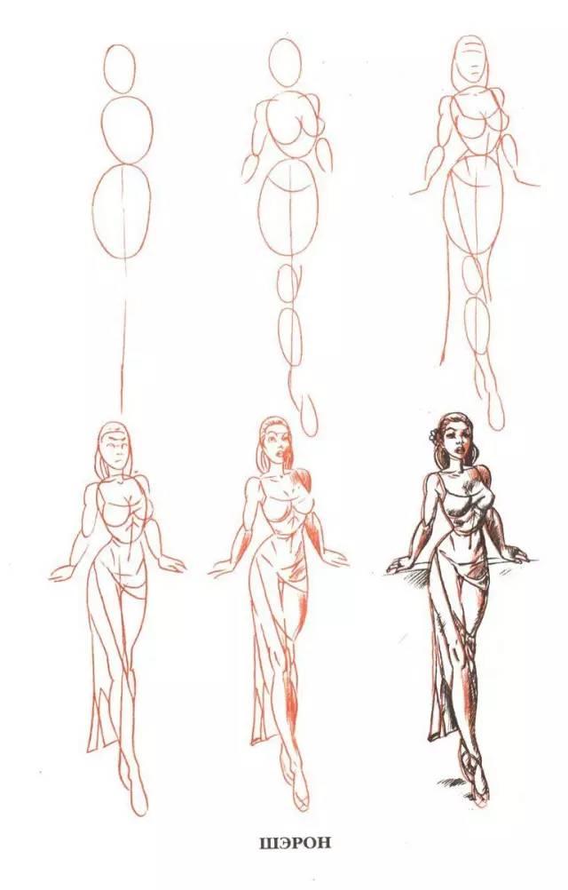15種女性人物動態簡易繪畫教程