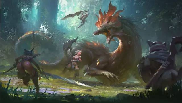 原畫教程之怪物獵人原畫教程