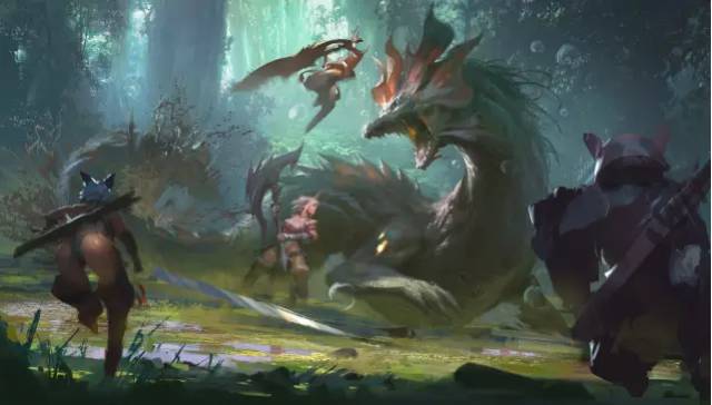 原畫教程之怪物獵人原畫教程