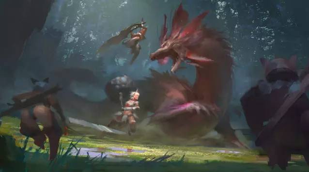 原畫教程之怪物獵人原畫教程