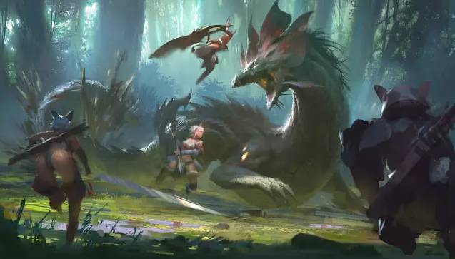 原畫教程之怪物獵人原畫教程