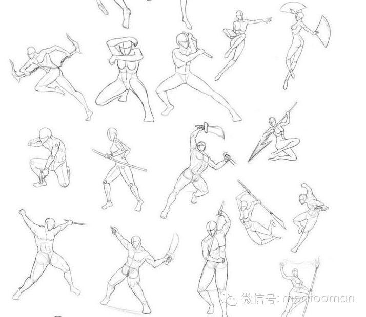 原畫基礎教程之人體動態觀察法