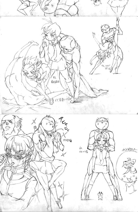 原畫基礎教程之人體動態之線稿