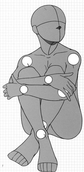 原畫基礎教程之人體動態參考素材套圖