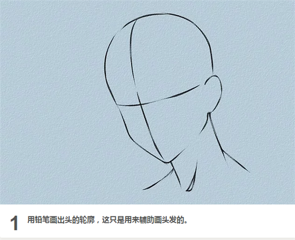漫畫男生頭發簡單畫法