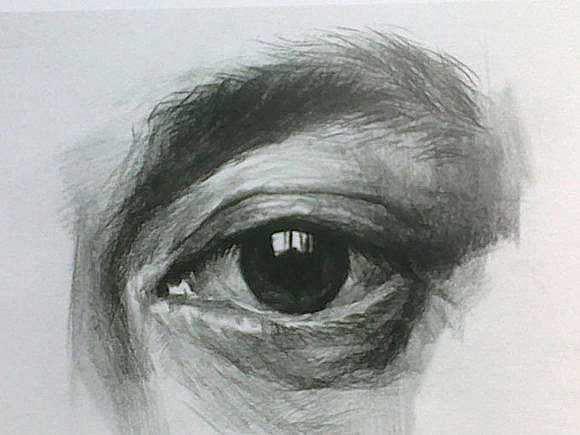 素描眼睛的畫法:素描眼睛結構解析圖文步驟