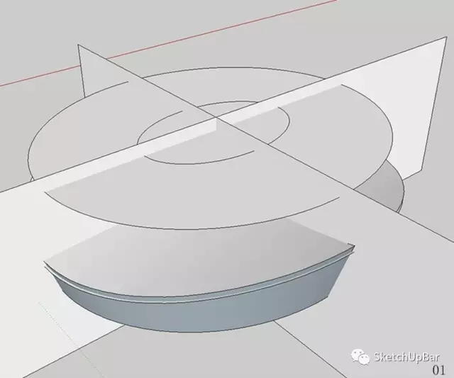 鳥巢無插件3D建模教程