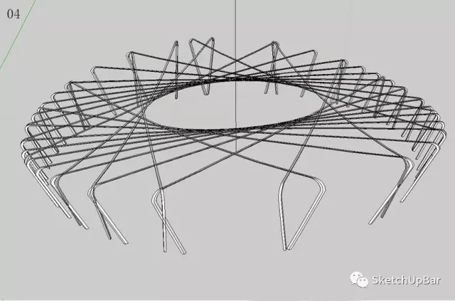 鳥巢無插件3D建模教程