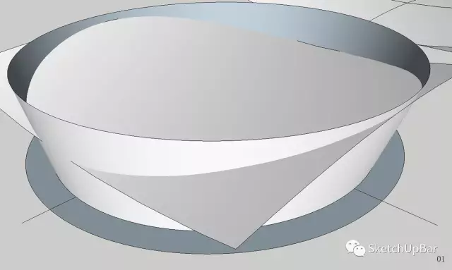 鳥巢無插件3D建模教程