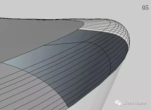 鳥巢無插件3D建模教程