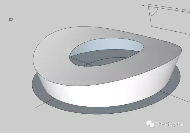 鳥巢無插件3D建模教程