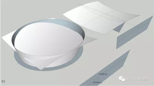 鳥巢無插件3D建模教程