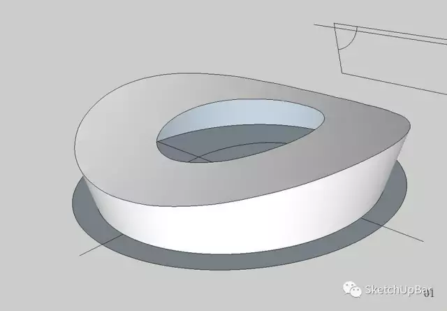 鳥巢無插件3D建模教程