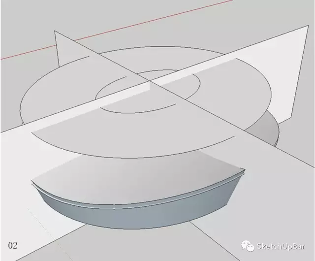 鳥巢無插件3D建模教程