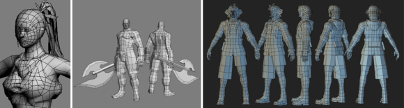 3DMAX建模教程之女性角色模型