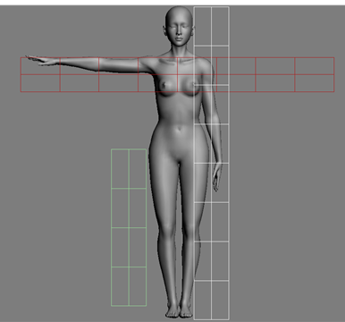 3DMAX建模教程之女性角色模型