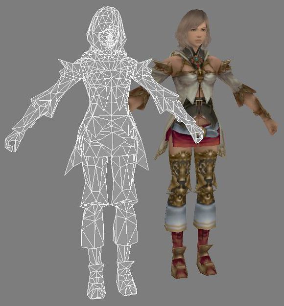 3DMAX建模教程之女性角色模型