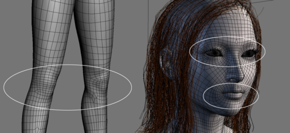 3DMAX建模教程之女性角色模型