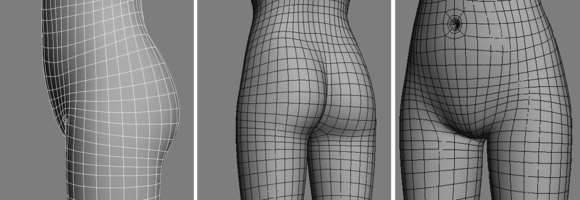 3DMAX建模教程之女性角色模型