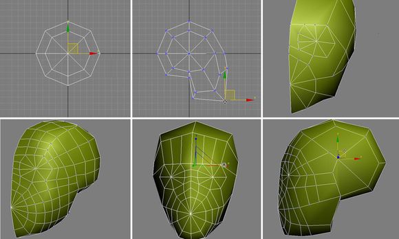 3DMAX建模教程之女性角色模型