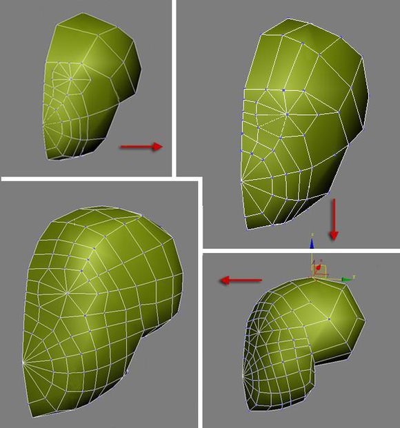 3DMAX建模教程之女性角色模型
