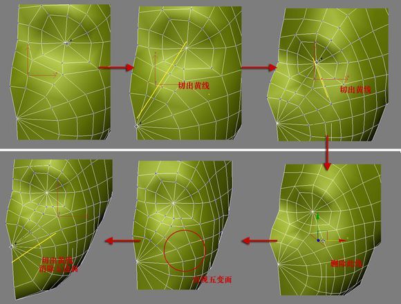 3DMAX建模教程之女性角色模型
