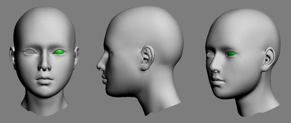 3DMAX建模教程之女性角色模型