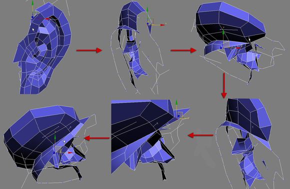 3DMAX建模教程之女性角色模型