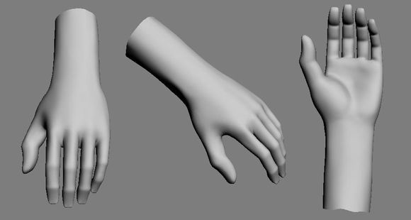 3DMAX建模教程之女性角色模型