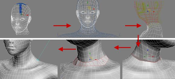 3DMAX建模教程之女性角色模型