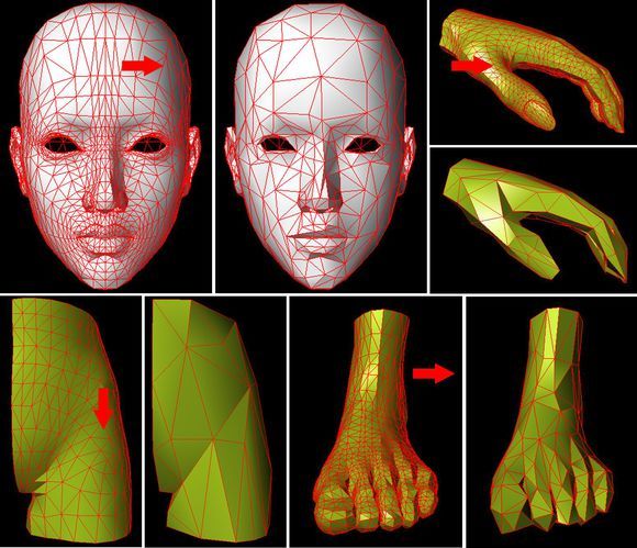 3DMAX建模教程之女性角色模型