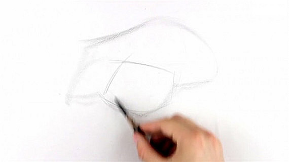 素描眉毛與眼睛的畫法