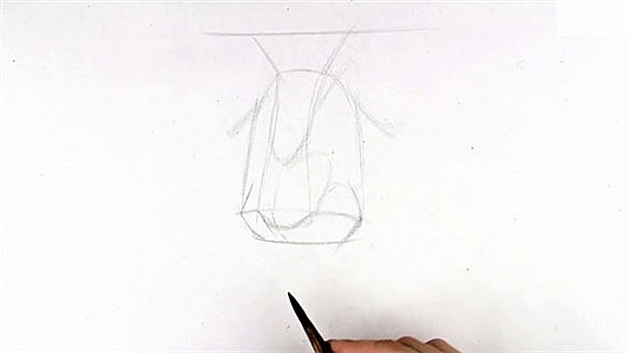 素描鼻子畫法步驟圖片教程