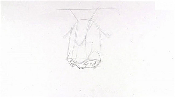 素描鼻子畫法步驟圖片教程