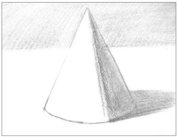素描圓錐體的畫法教程