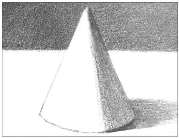 素描圓錐體的畫法教程