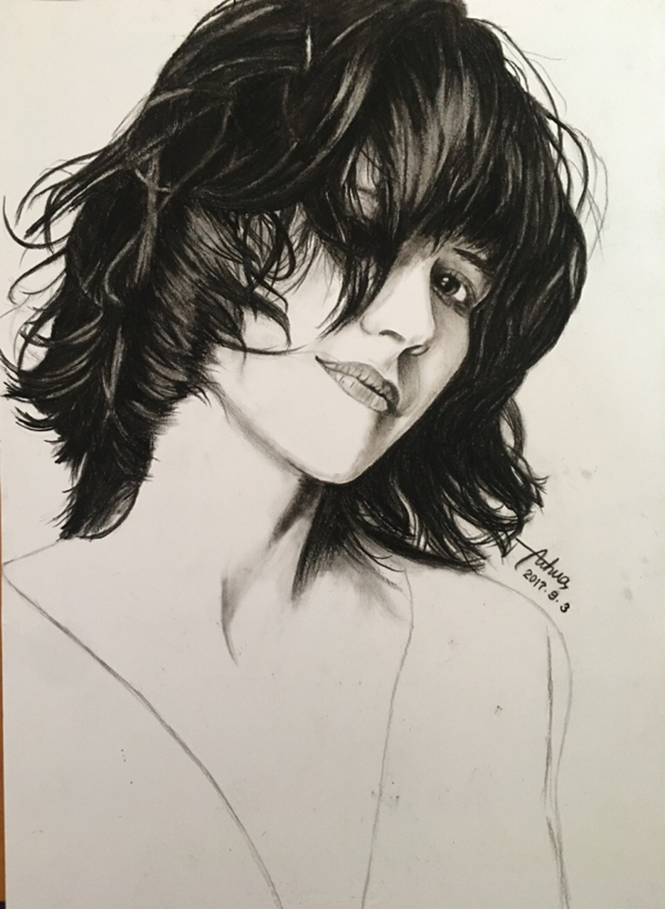 蘇菲·瑪索素描炭筆畫教程