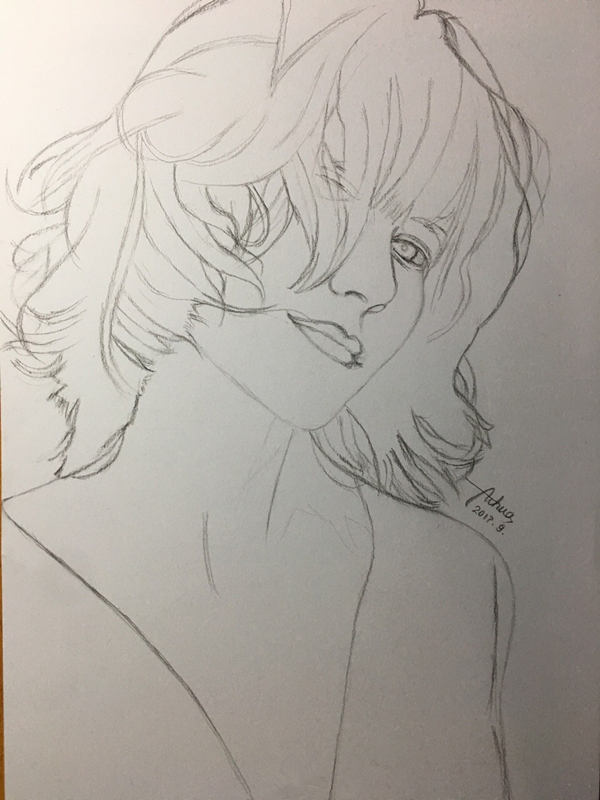 蘇菲·瑪索素描炭筆畫教程