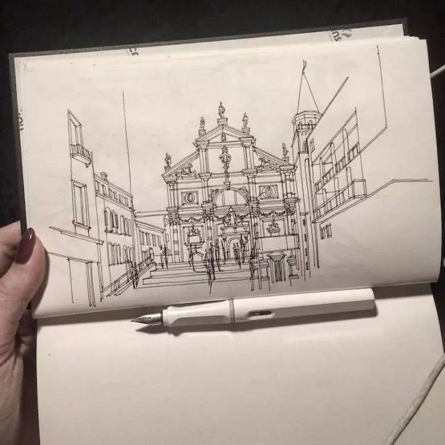 最系統的風景建筑手繪教程