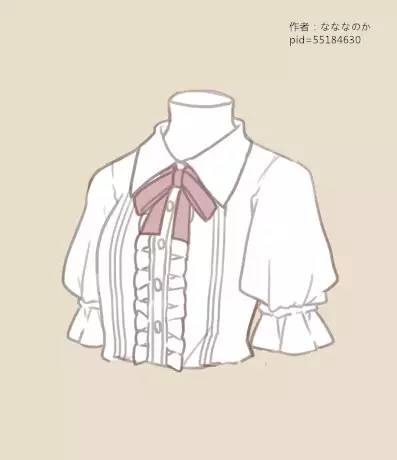 畫女式襯衫插畫教程