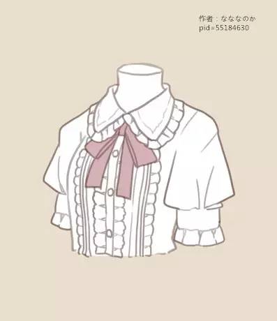 畫女式襯衫插畫教程