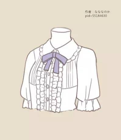 畫女式襯衫插畫教程