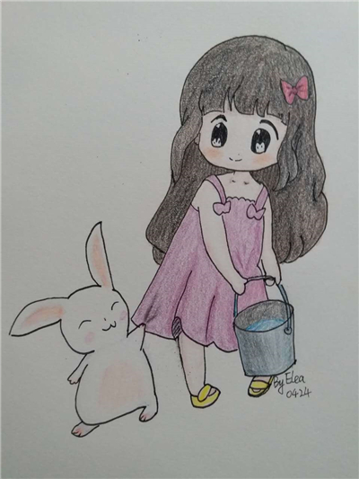 簡單的漫畫少女繪畫教程