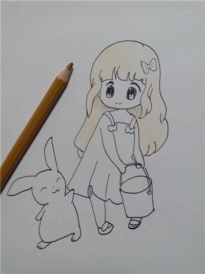 簡單的漫畫少女繪畫教程