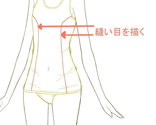設計出適合角色性格的泳裝繪畫