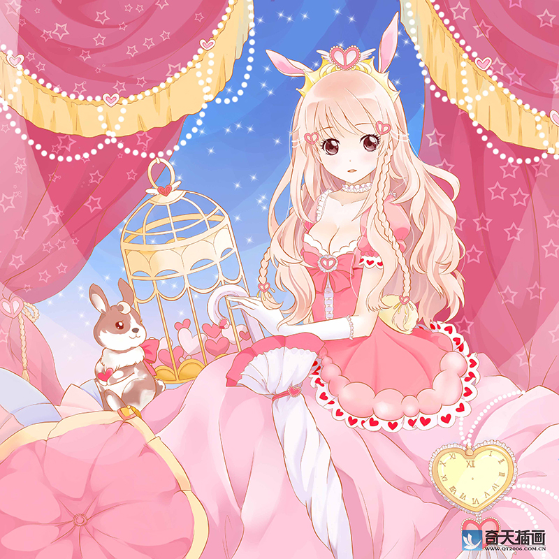 奇天CG學院,動漫原畫,少女