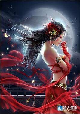奇天CG學院,奇幻插畫,花香