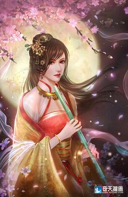 奇天CG學院,奇幻插畫,簫器靈
