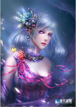 奇天CG學院,奇幻插畫,花精
